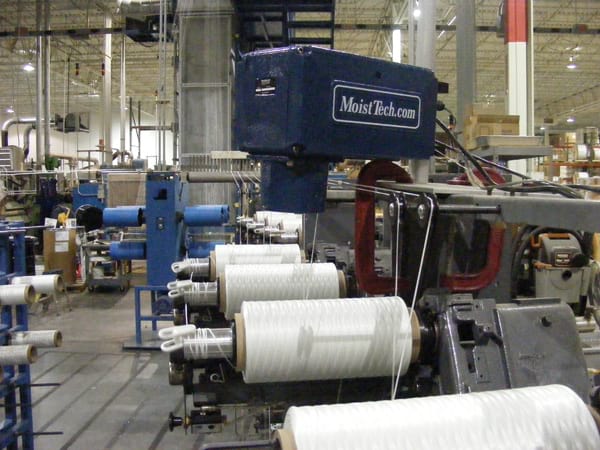 textile moisture in string
